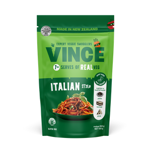 Italian Veggie Mince 100g pouch, original Vince packaging