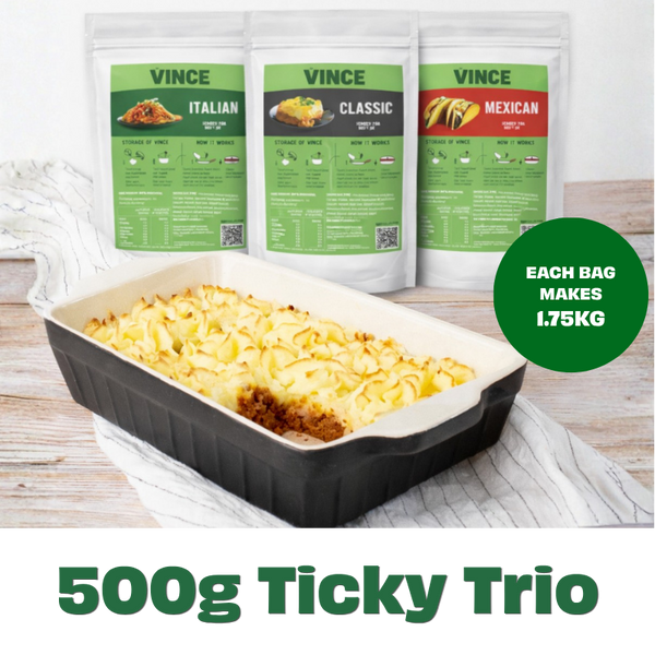 Tricky Trio – 3 x 500g Packs